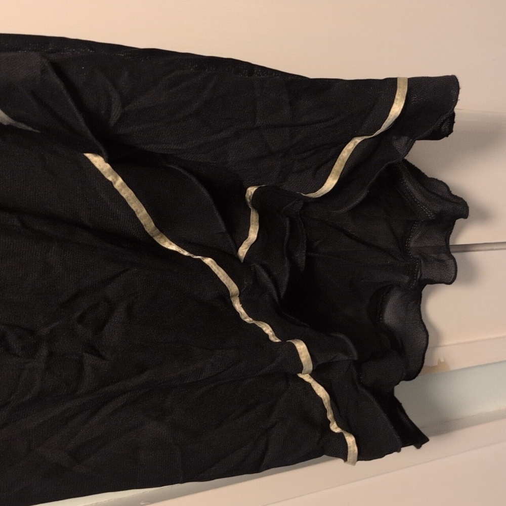 Ruby Rox Black and Cream High Low Dress M - Picture 4 of 4
